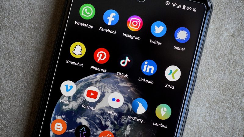 Soziale Medien – unsere Schaufenster